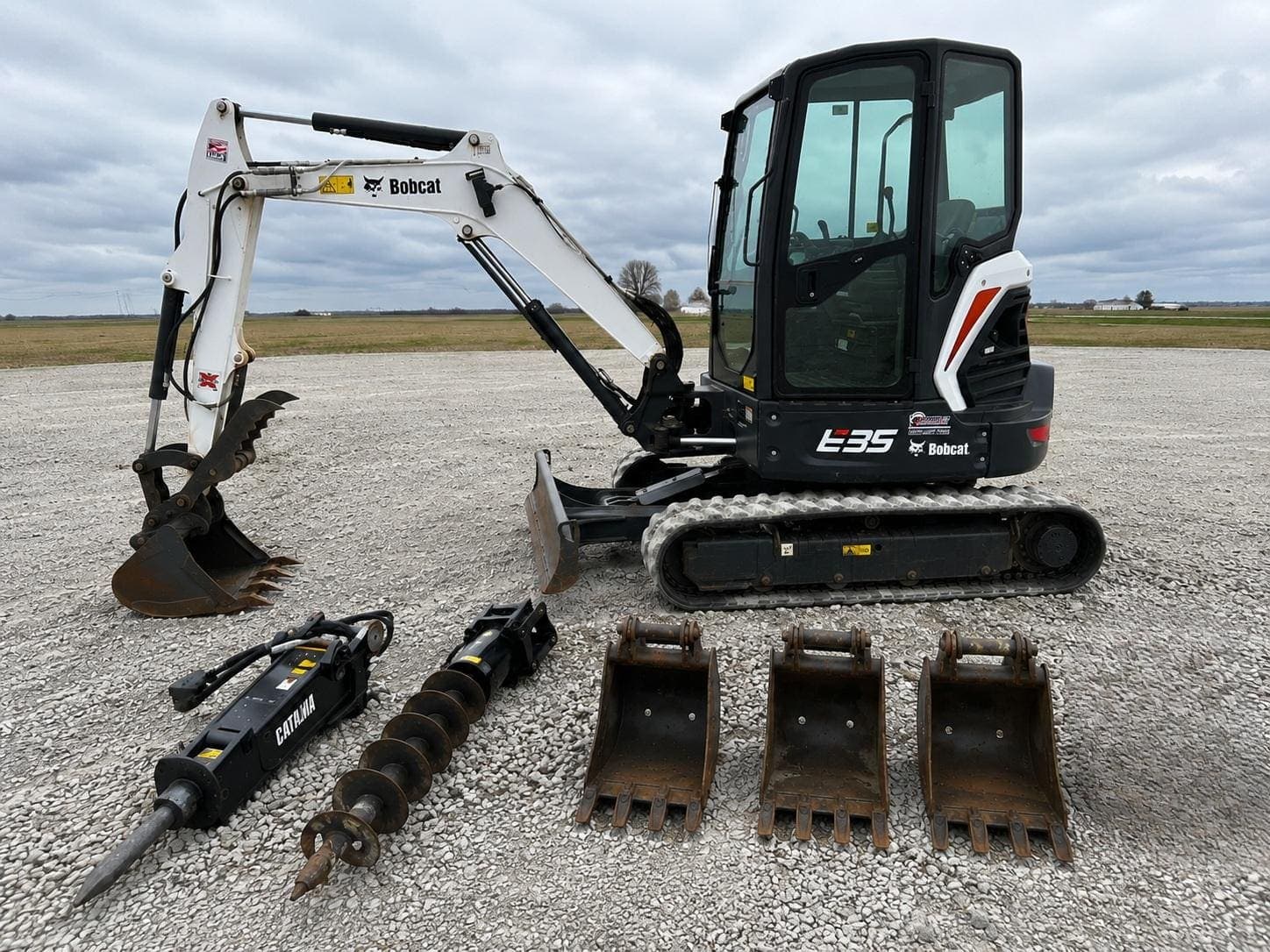 2021 Bobcat E35 Mini Excavator w/Attachments listing photo